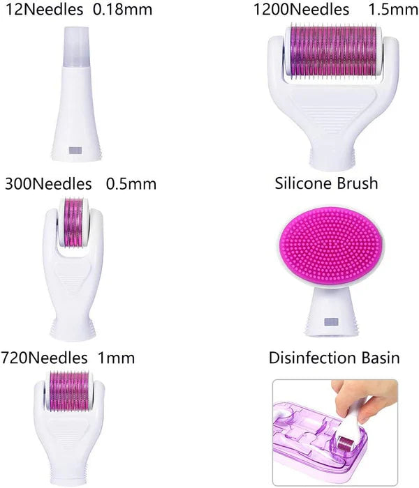 Zeenah™ 6-in-1 Derma Roller System | زينة™ نظام ديرما رولر 6 في 1