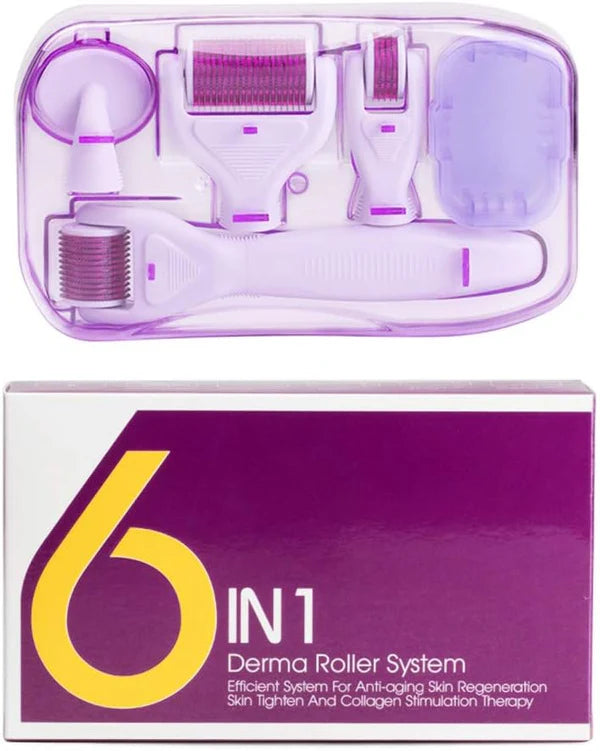 Zeenah™ 6-in-1 Derma Roller System | زينة™ نظام ديرما رولر 6 في 1